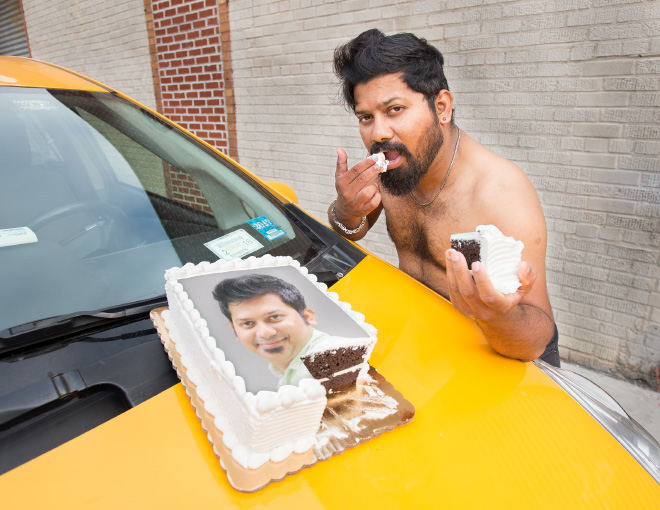 A page from NYC taxi drivers calendar.