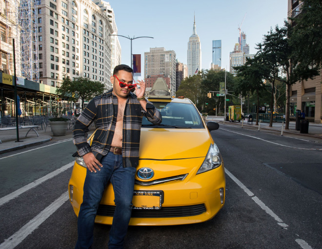 A page from NYC taxi drivers calendar.
