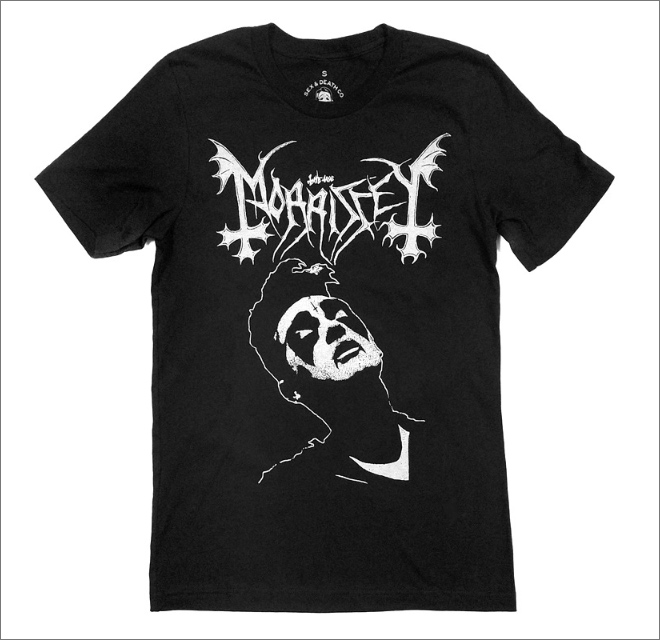 Metal t-shirt for a pop star? Why not.