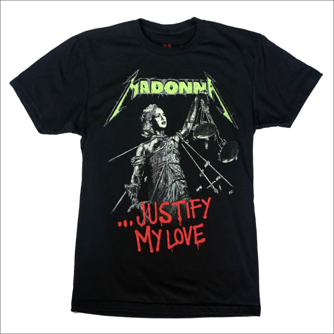 Metal t-shirt for a pop star? Why not.