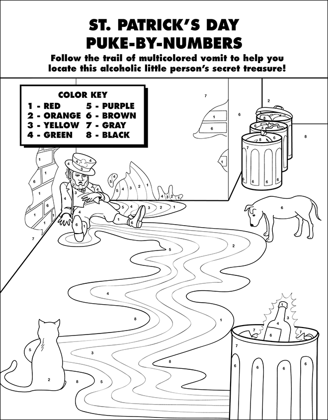 Page from the coloring and activity book grown-ups.