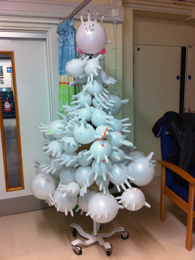 Brilliant Christmas decoration at Hospital.