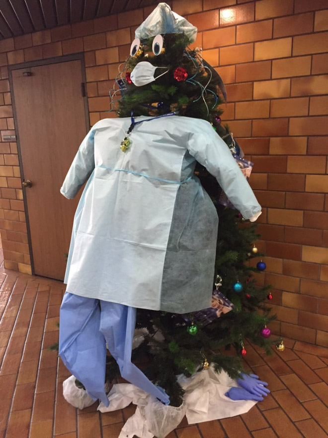 Brilliant Christmas decoration at Hospital.