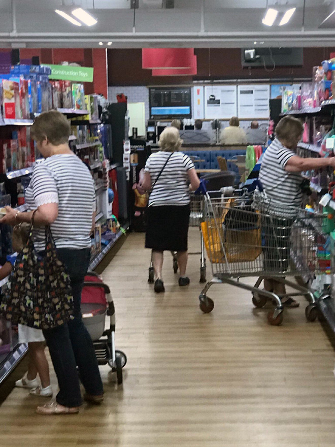 Real-life glitch in the Matrix.