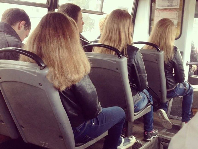 Real-life glitch in the Matrix.