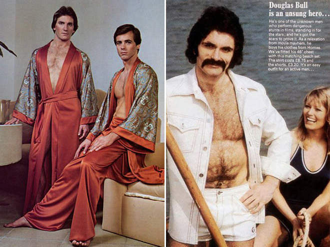 Awkward 1970s fashion ad.