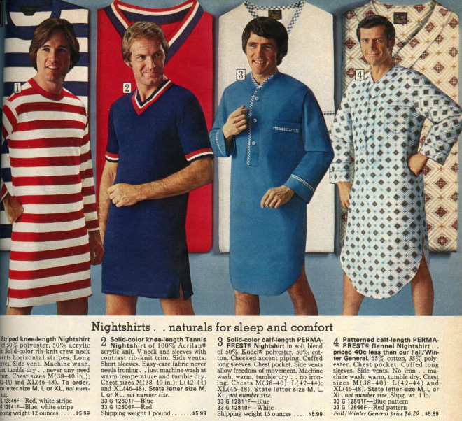 Awkward 1970s fashion ad.