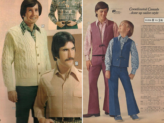 Awkward 1970s fashion ad.