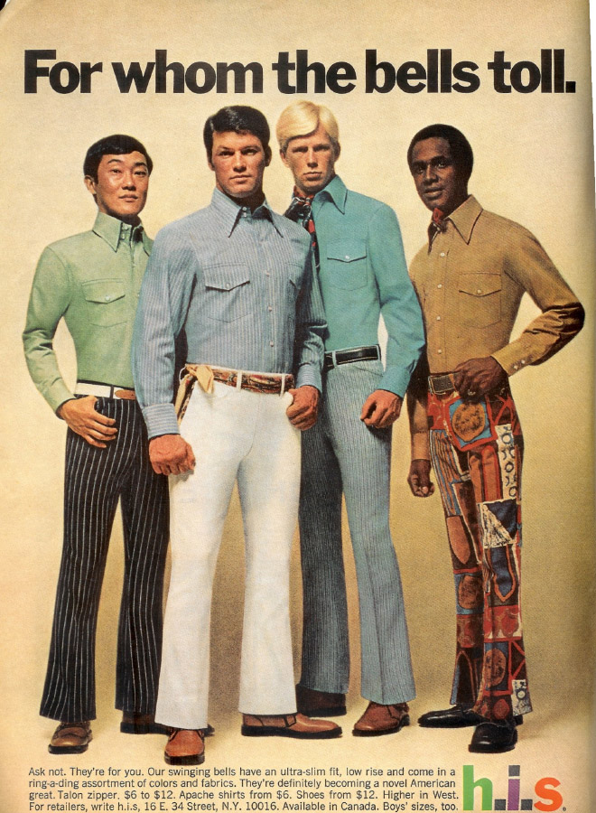 Awkward 1970s fashion ad.