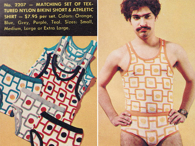 Awkward 1970s fashion ad.