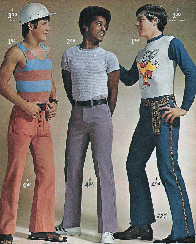 Awkward 1970s fashion ad.