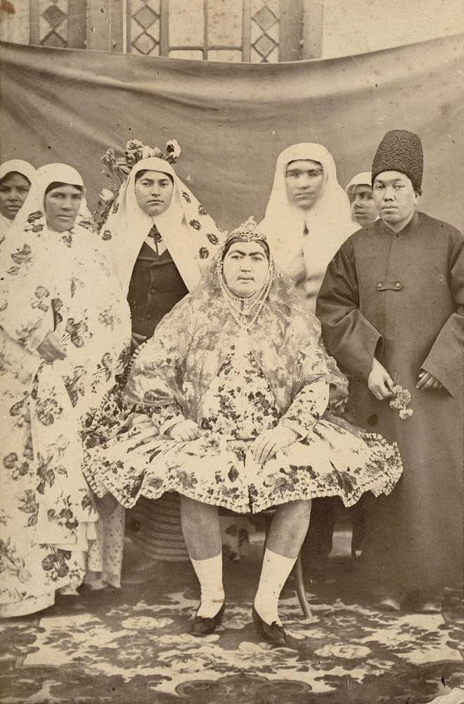 This woman was considered beautiful in Persia in 1900s.