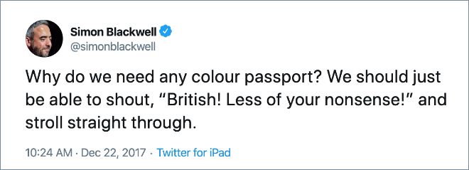 Brilliant #Brexit tweet.