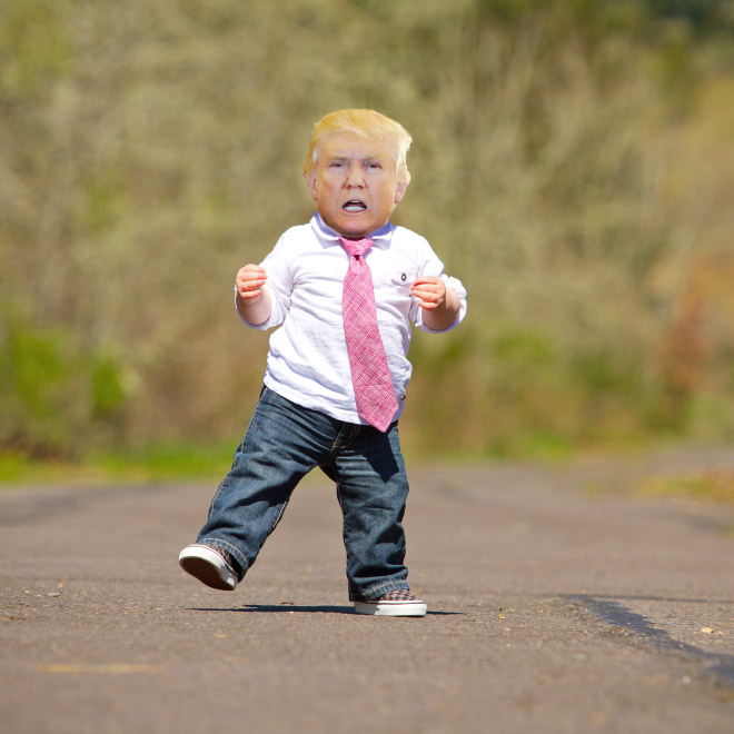 Isn't little Donald adorable?