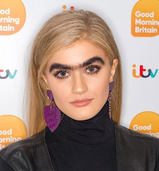 Why have two eyebrows when one is enough?