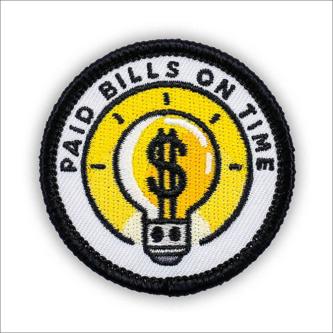 Merit badge for an adult.