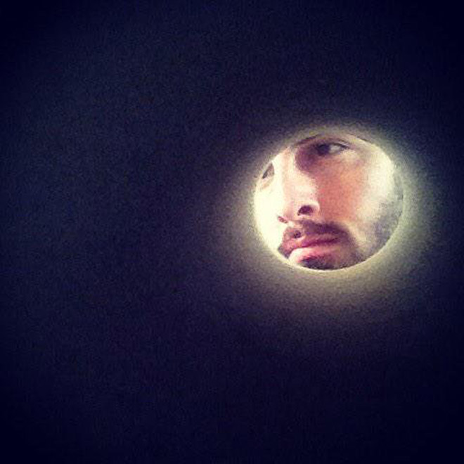 Taking a selfie through toilet paper roll will make you look like the Moon.