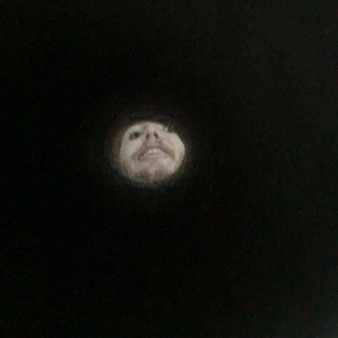 Taking a selfie through toilet paper roll will make you look like the Moon.