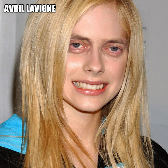 Celebrities look so much better with Steve Buscemi eyes!