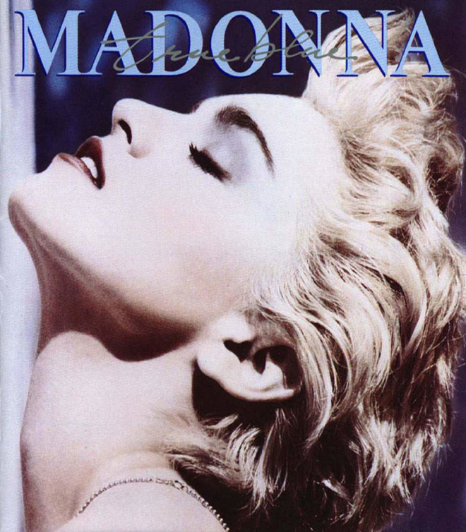 Iconic photo of Madonna.