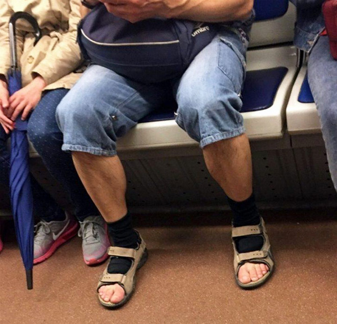 Socks and sandals is a horrible fashion crime.