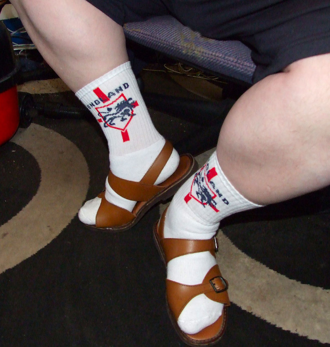 Socks and sandals is a horrible fashion crime.