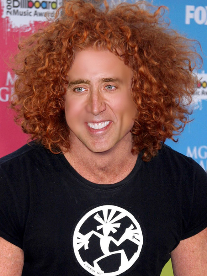 When Nicolas Cage meets Photoshop...