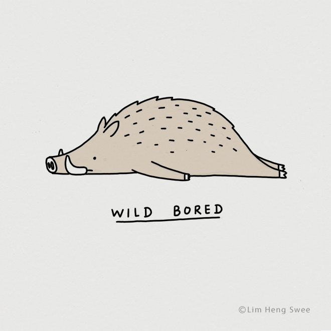 Moody animal pun.