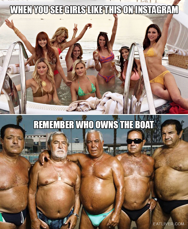 Just remember who owns the boat.