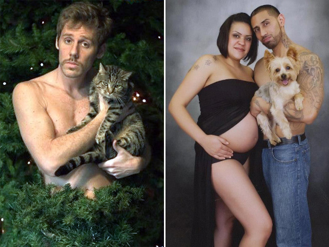 Awkward glamour shots.