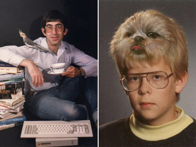 Awkward glamour shots.