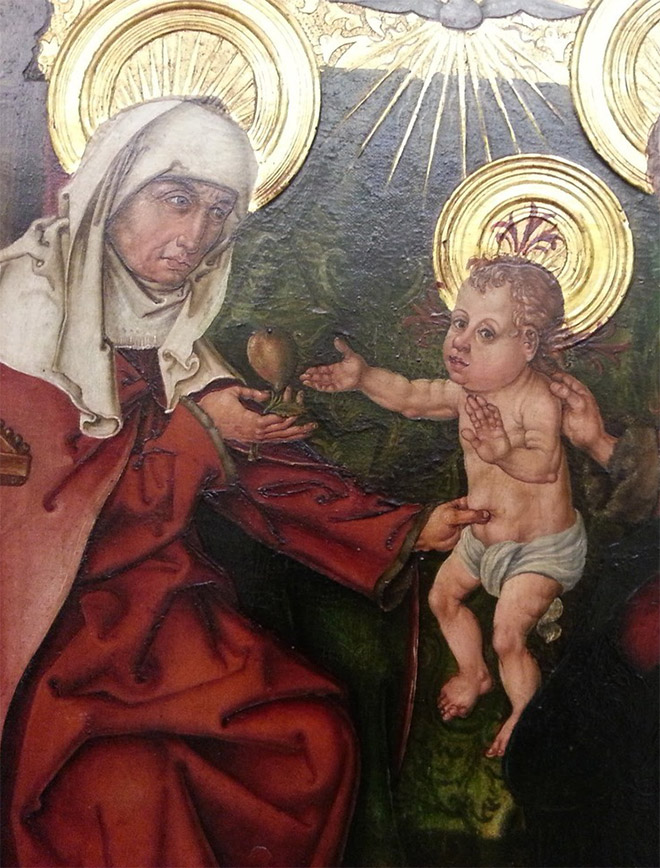 Some renaissance era artists were terrible at drawing babies.