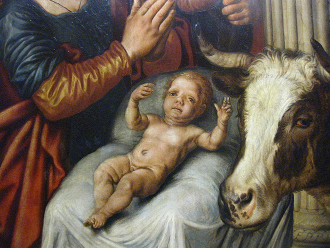 Some renaissance era artists were terrible at drawing babies.