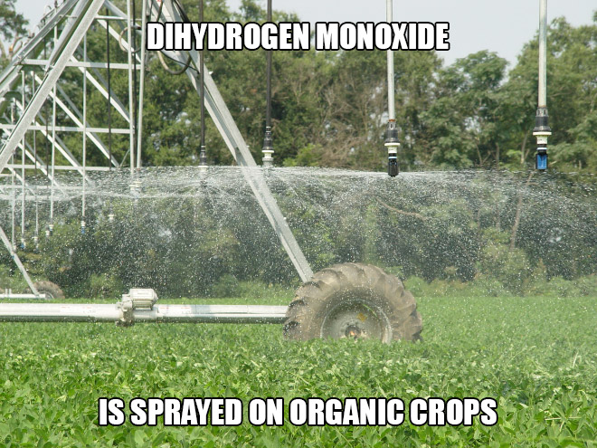 Dihydrogen monoxide is poison!