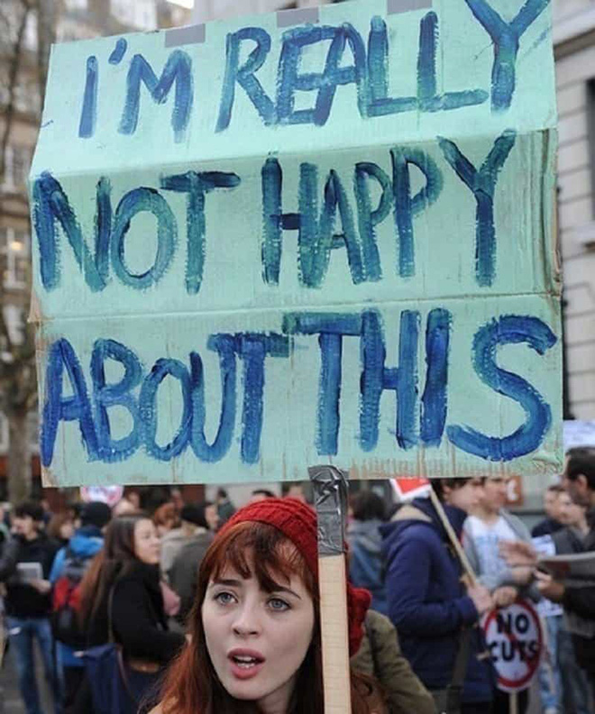 This is how riots look in Canada.