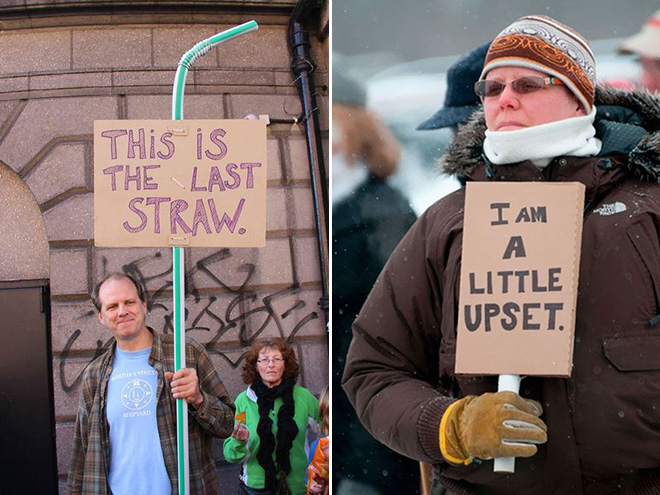This is how riots look in Canada.