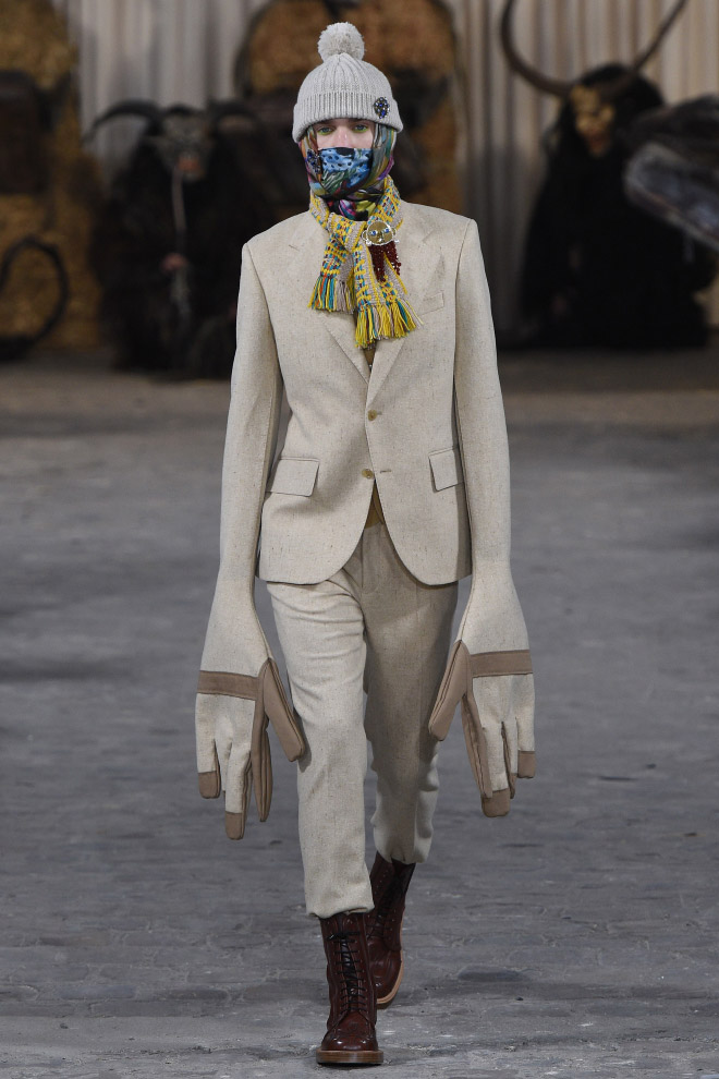 Borderline insane men's fashion by Walter Van Beirendonck.
