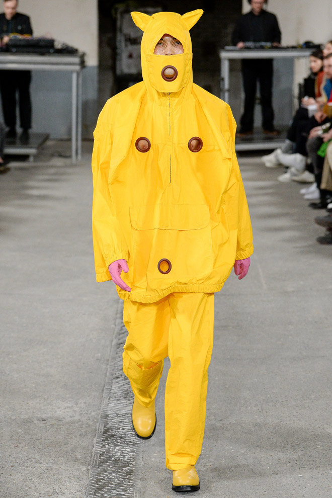 Borderline insane men's fashion by Walter Van Beirendonck.