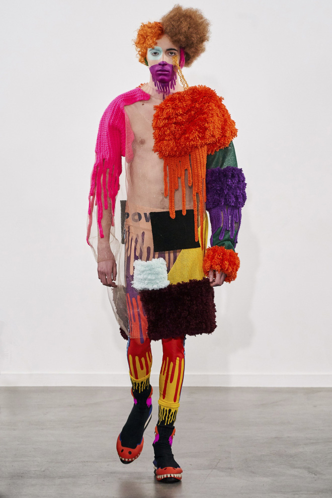 Borderline insane men's fashion by Walter Van Beirendonck.