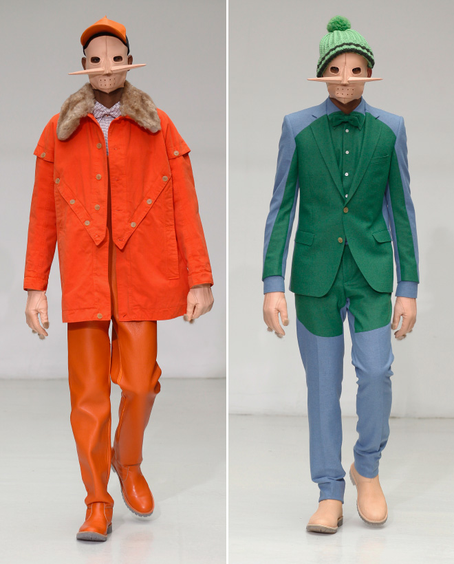 Borderline insane men's fashion by Walter Van Beirendonck.