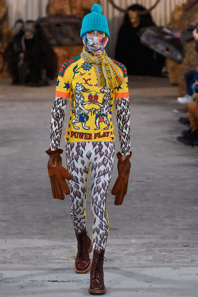 Borderline insane men's fashion by Walter Van Beirendonck.