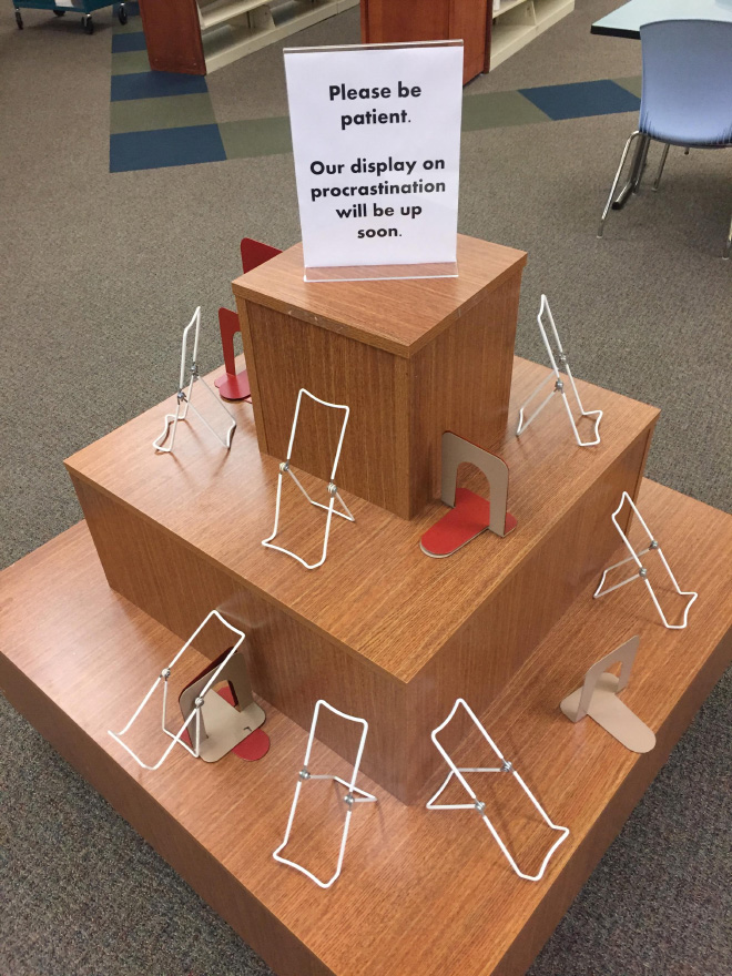 Who said libraries are boring and librarians don’t have a good sense of humor?