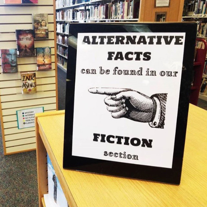 Who said libraries are boring and librarians don’t have a good sense of humor?