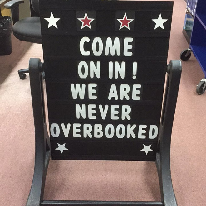 Who said libraries are boring and librarians don’t have a good sense of humor?