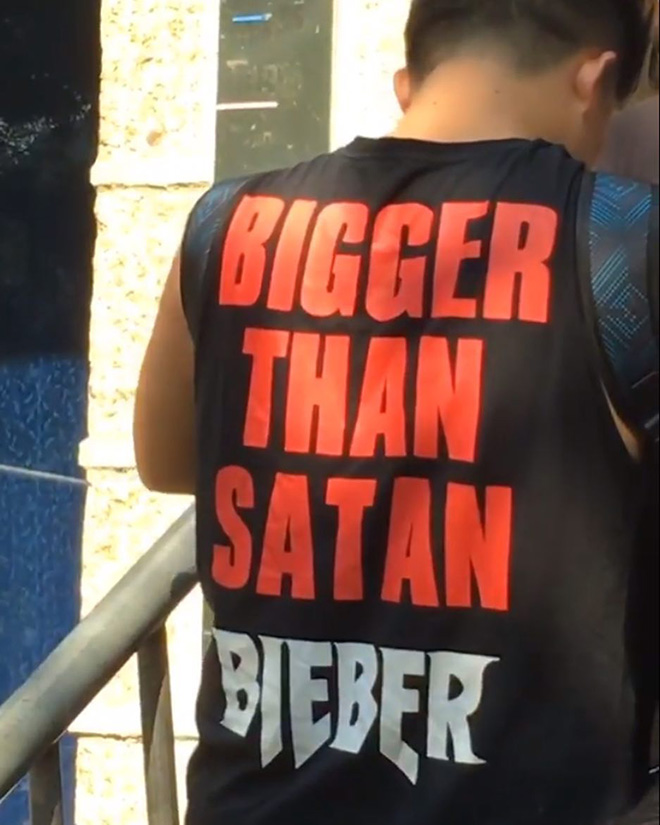 You can see such shirts only in Asia...