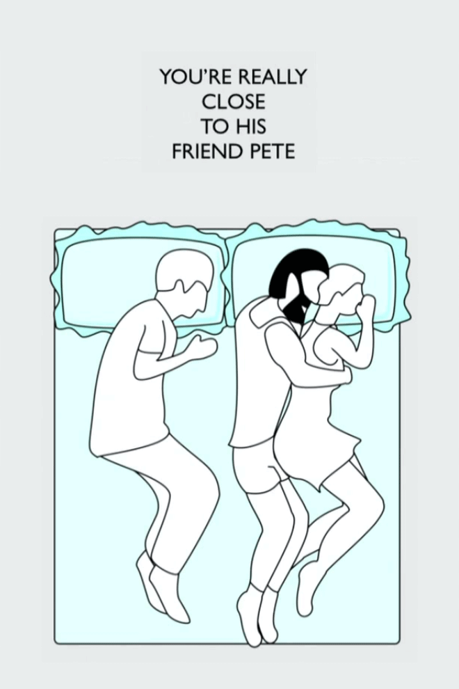 Have you ever wondered what your sleeping position says about your marriage? Scroll down to find out!