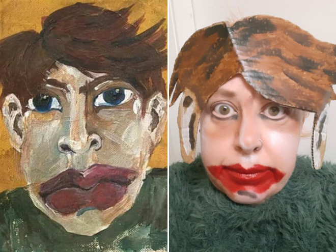 bad amateur painting hilariously recreated.