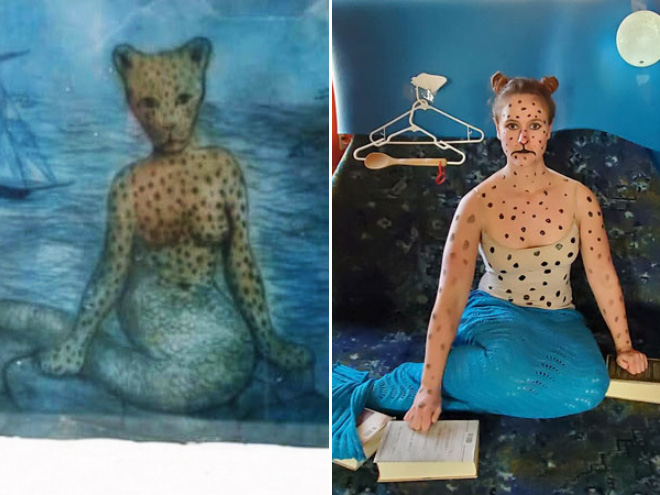 bad amateur painting hilariously recreated.