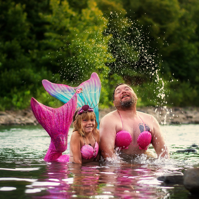 Cute mermaids.