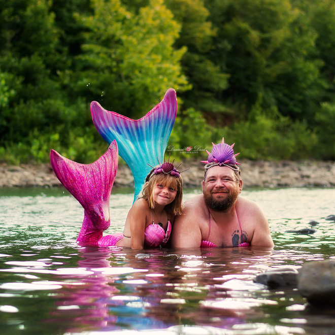 Cute mermaids.